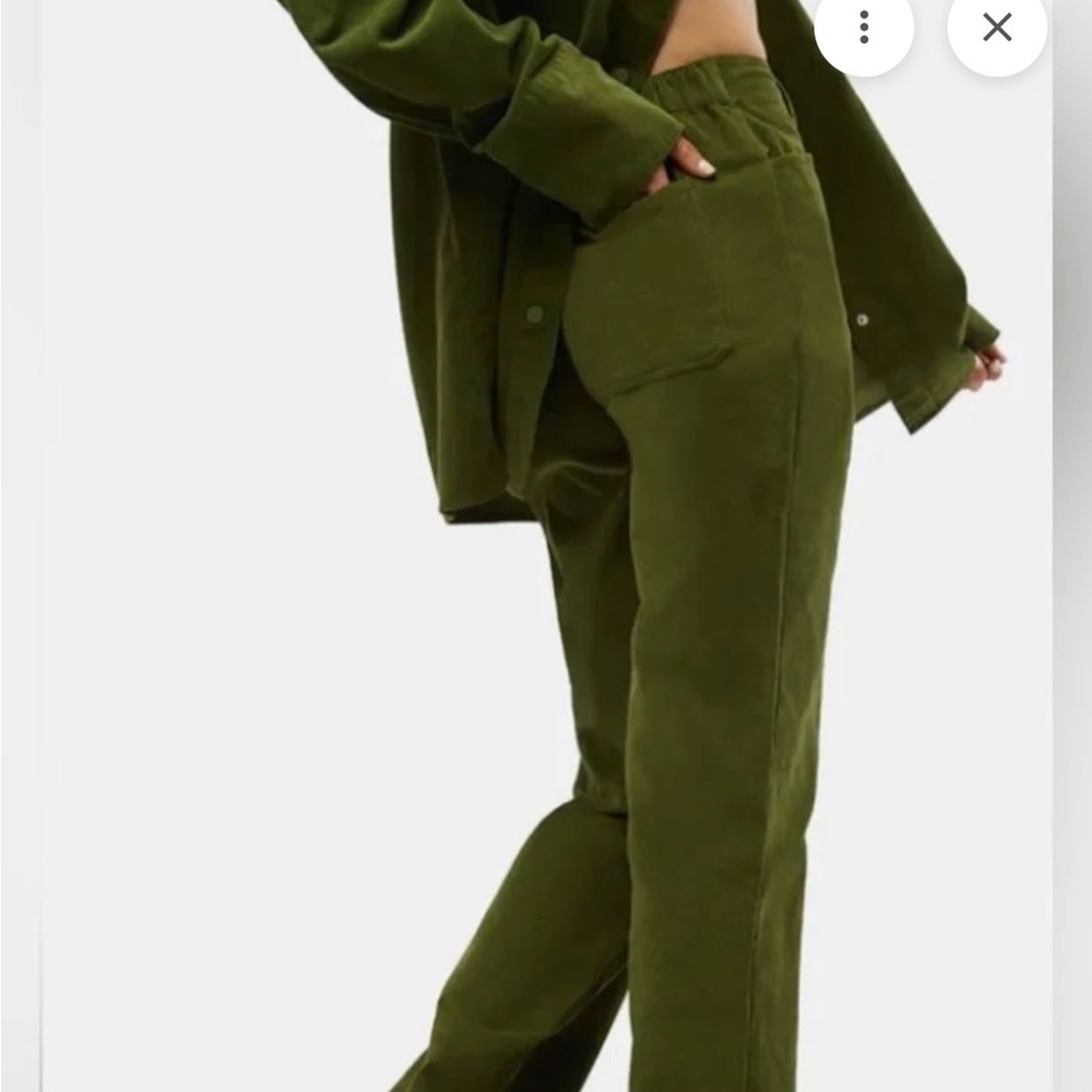 Olive Green corduroy weworewhat Pants